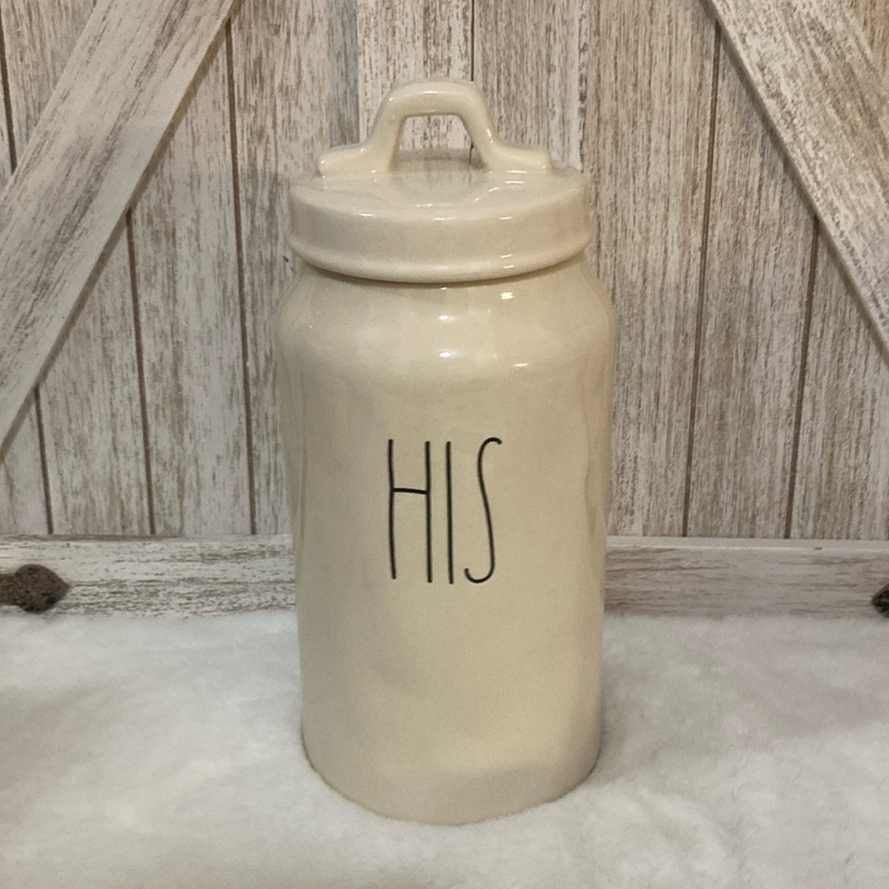 Rae Dunn His Canister
